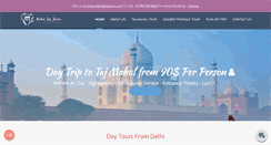 Desktop Screenshot of indiatajtours.com
