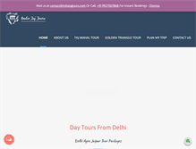 Tablet Screenshot of indiatajtours.com